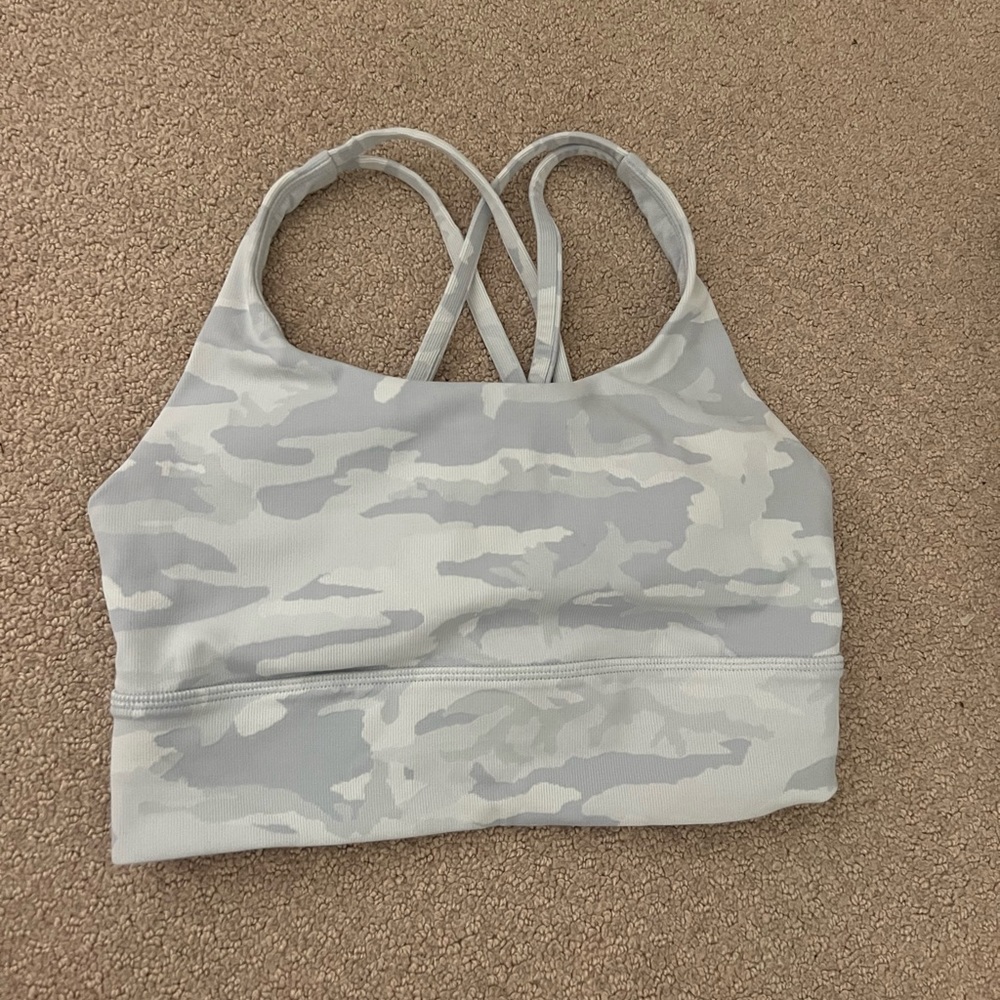 Lululemon camo sports bra